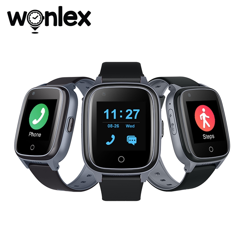 Fall Detection Watch - 원렉스 KT17S 노인용 스마트워치 (낙상 감지,