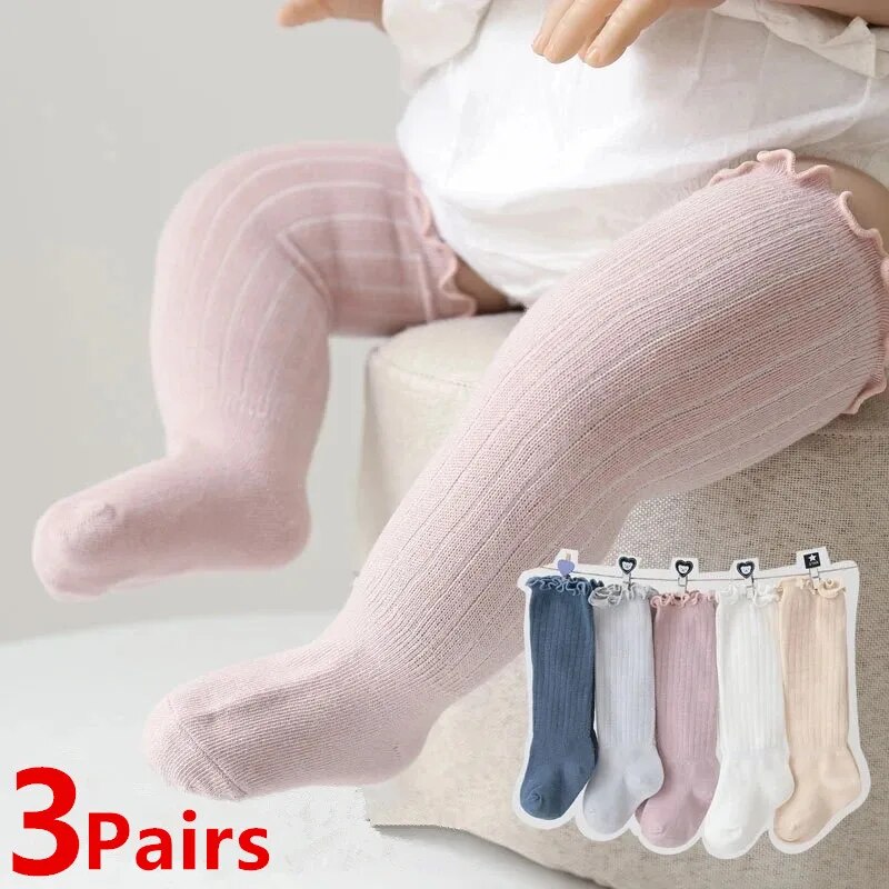 Baby Sock Oximeter - 3 짝/몫 아기 소녀 양말 레이스
