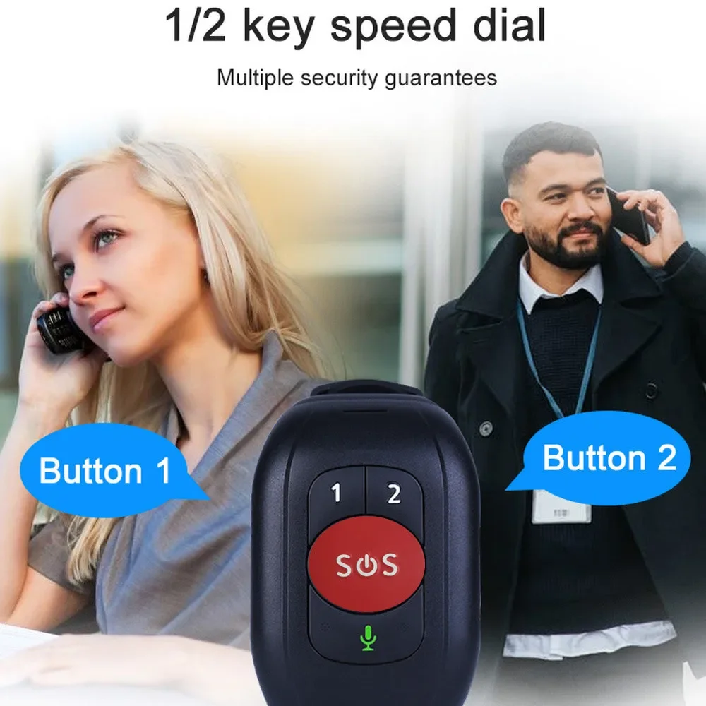 노인용 4G LTE SOS 시계 GPS 추적 낙상 경보 - Fall Detection Watch 리뷰 및 가격