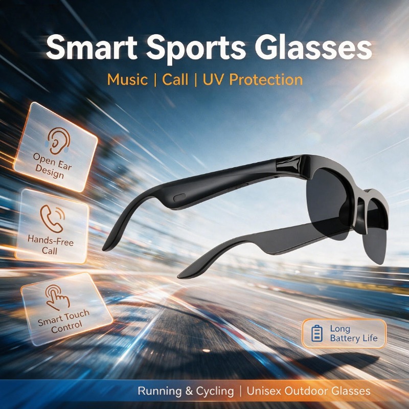블루투스 오픈형 스마트 안경 편광 UV 차단 실시간 번 - Smart Glasses Lens 리뷰 및 가격