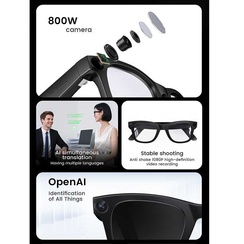 2026 스마트 안경 HD 사진 비디오 OpenAI 녹 - Smart Glasses Lens 리뷰 및 가격
