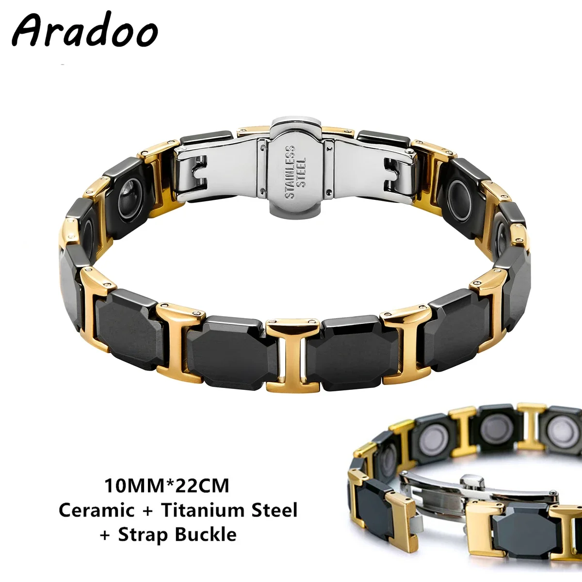 ARADOO 세라믹 티타늄 스틸 에너지 팔찌 스트랩 버 - Meditation Headband Eeg 리뷰 및 가격