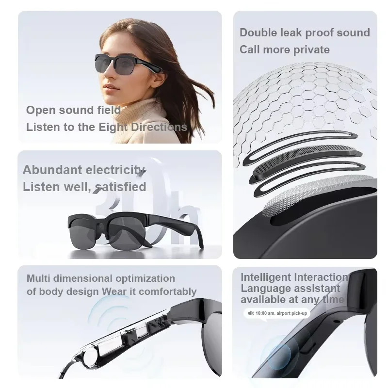 레노버 AI 스마트 카메라 안경 원격 제어 터치 음성  - Smart Glasses Lens 리뷰 및 가격